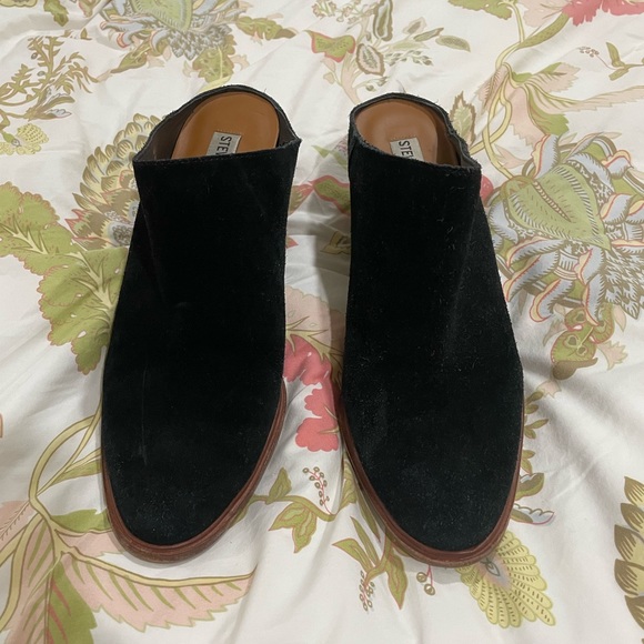 Black Suede Mules - Picture 2 of 3